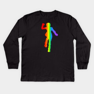 Hype Dance (Rainbow) Kids Long Sleeve T-Shirt